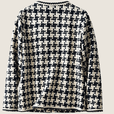 Classic Houndstooth Blazer