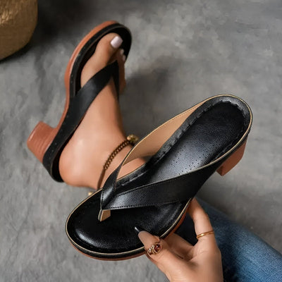 CLAUDINE | TIMELESS HIGH HEELED SANDALS