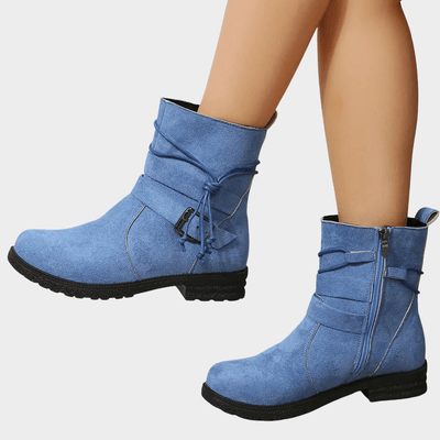 Delaney | Low Heel Ankle Boots