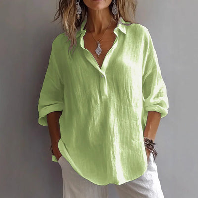 DIANE | LOOSE V - NECK BLOUSE