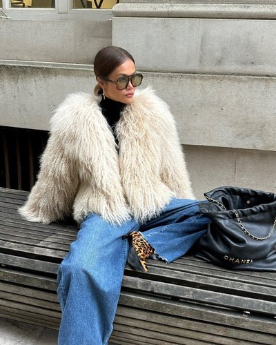 Dream | Long Sleeve Fur Coat