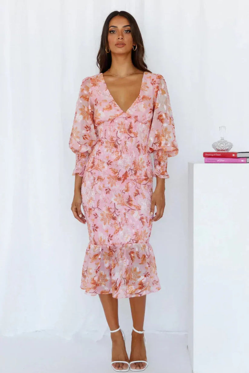 EDITH | ELEGANT FLORAL DRESS