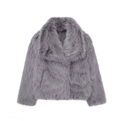 Elegance Plush Coat