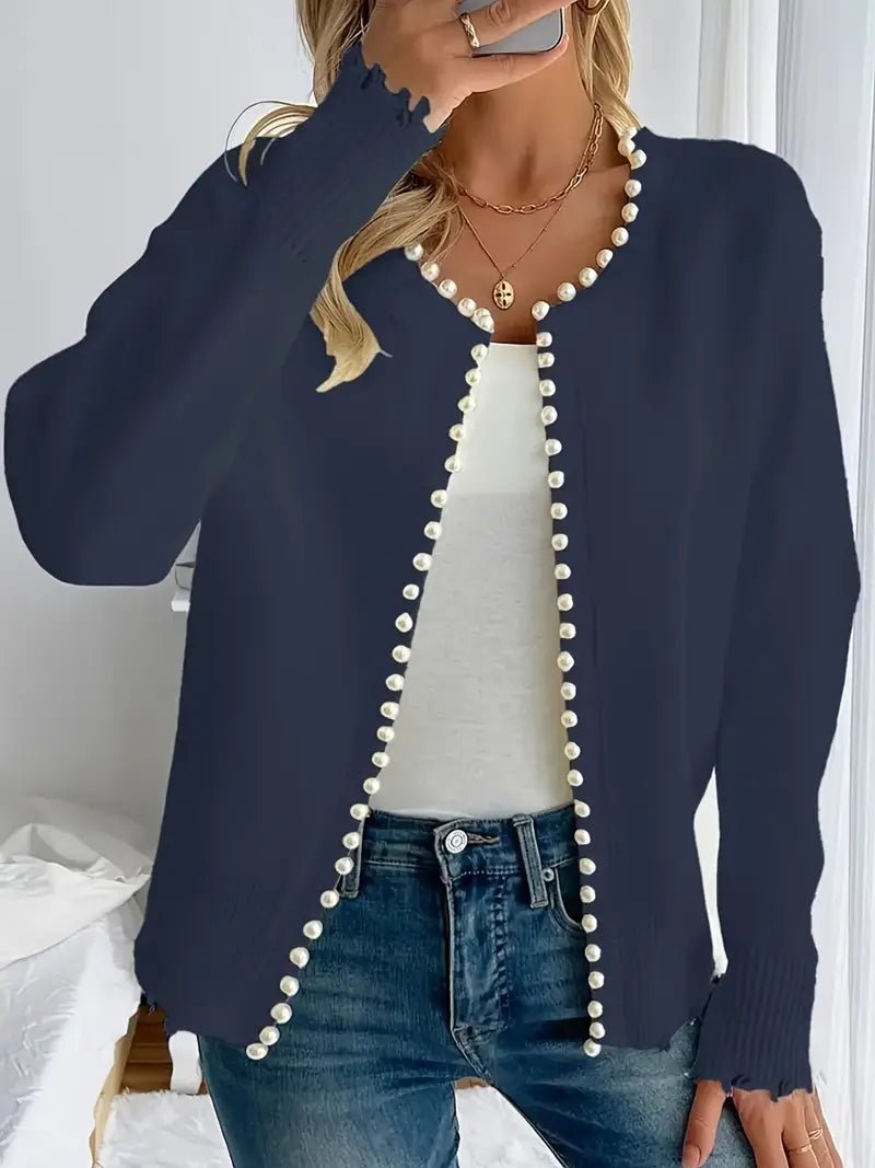 Elegant Pearl Cardigan