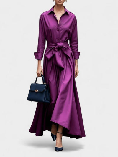 Elena | Cotton Twill Shirt Dress