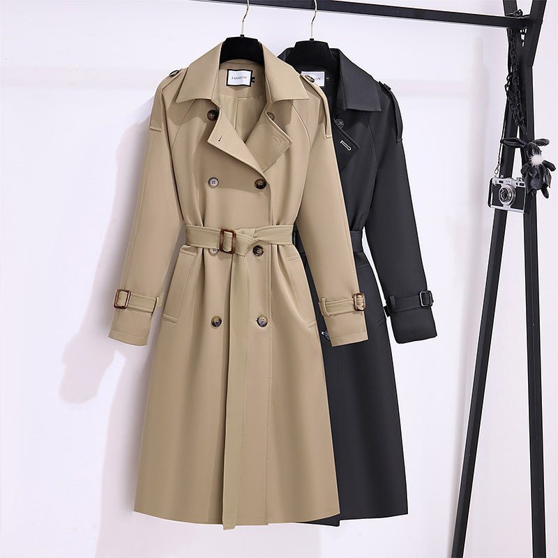 Élina™ | Mid - Length Trench, Chic and Practical
