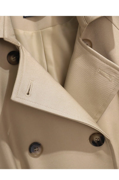 Élina™ | Mid - Length Trench, Chic and Practical