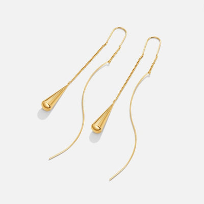 ELISHA | ELEGANT TEARDROP TASSEL EARRINGS