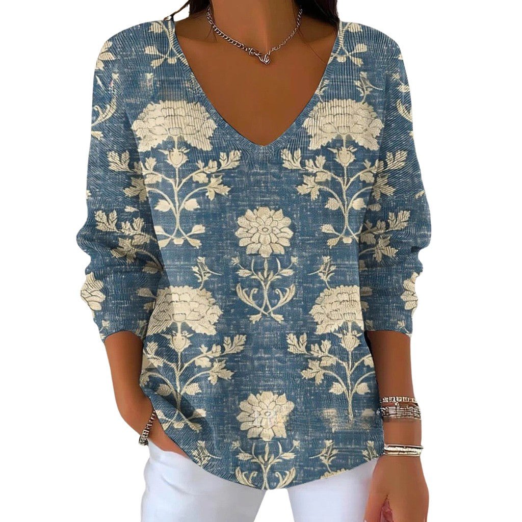 Eveline | Elegant V - Neck Sweater