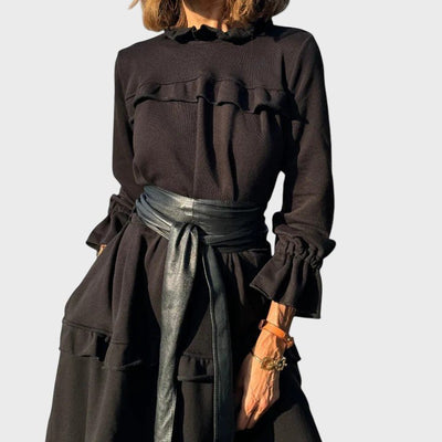 Evren | Elegant Tummy - Covering Midi Dress