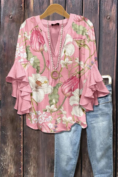 Floral Blouse | Spring Elegance