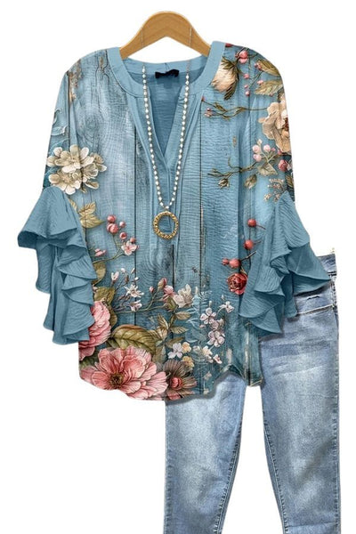 Floral Blouse | Spring Elegance