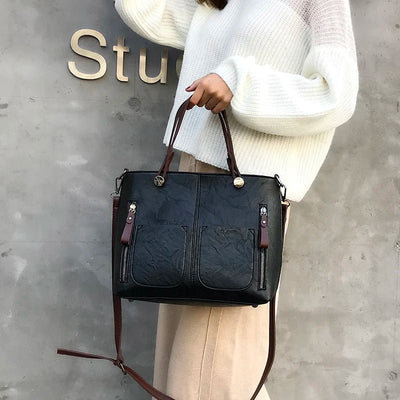 GAIL | VINTAGE LEATHER CROSSBODY BAG