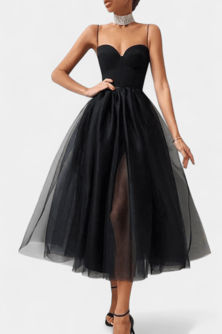 Giselle | Elegant Tulle Maxi Dress