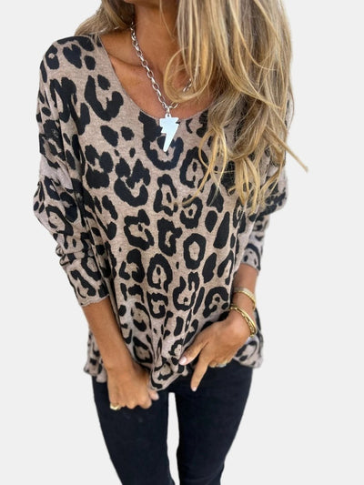 Greta | Leopard Print Blouse