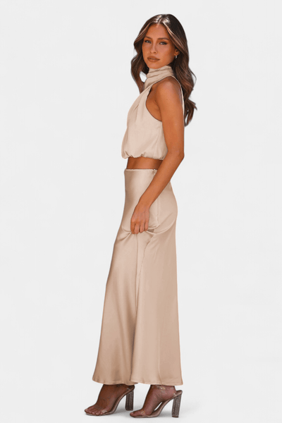 Hanna | Asymmetric Top & Skirt Set