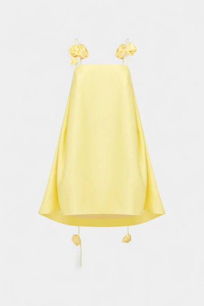 Hedda | Rose Detail Spaghetti Strap Mini Dress