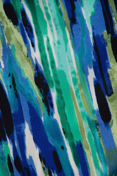 Inna | Marble Print High - Waisted Straight Leg Pants