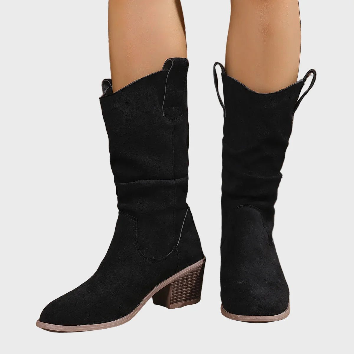 Jade | Mid - Heel Cowboy Boots
