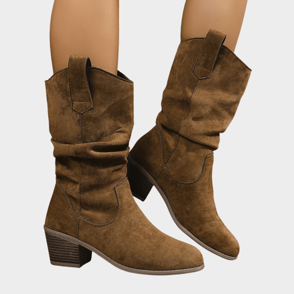 Jade | Mid - Heel Cowboy Boots
