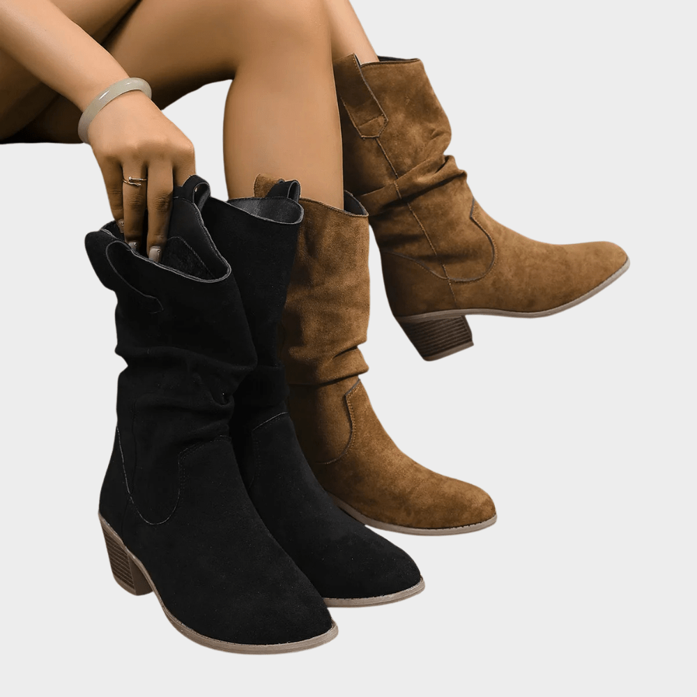Jade | Mid - Heel Cowboy Boots