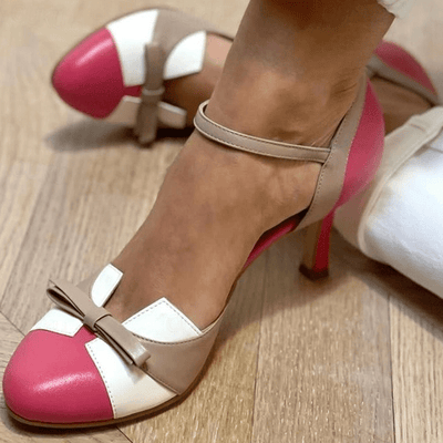 JANINE | ELEGANT ROUND TOE HEELS