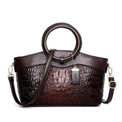 JAYE | STYLISH CROCODILE PATTERN HANDBAG