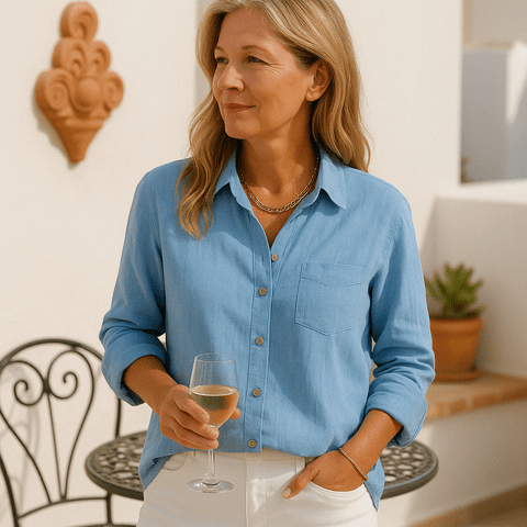 JOSEPHINE | CASUAL COLLARED BLOUSE