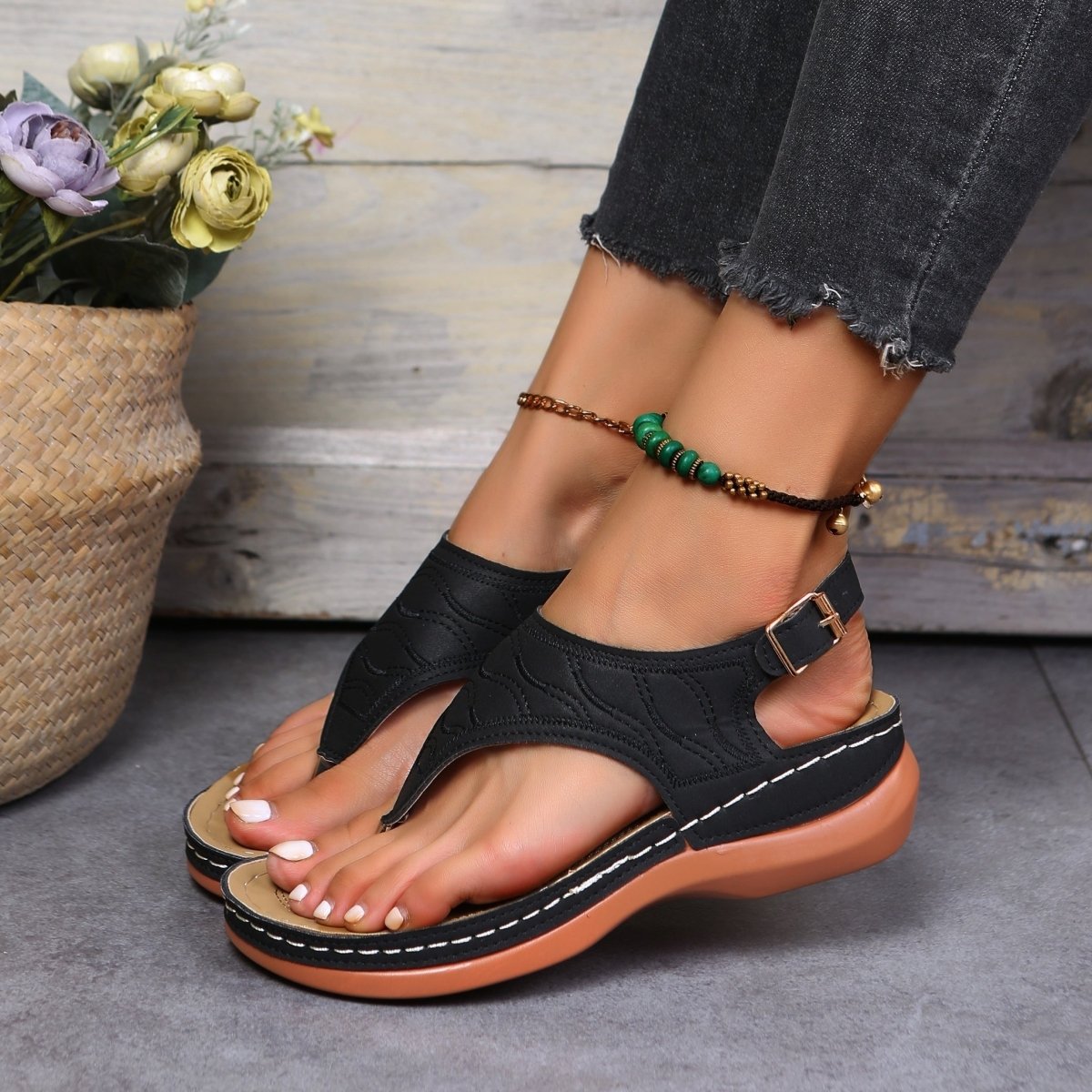JULIA | STUNNING STRAPPED ORTHOPEDIC SANDALS