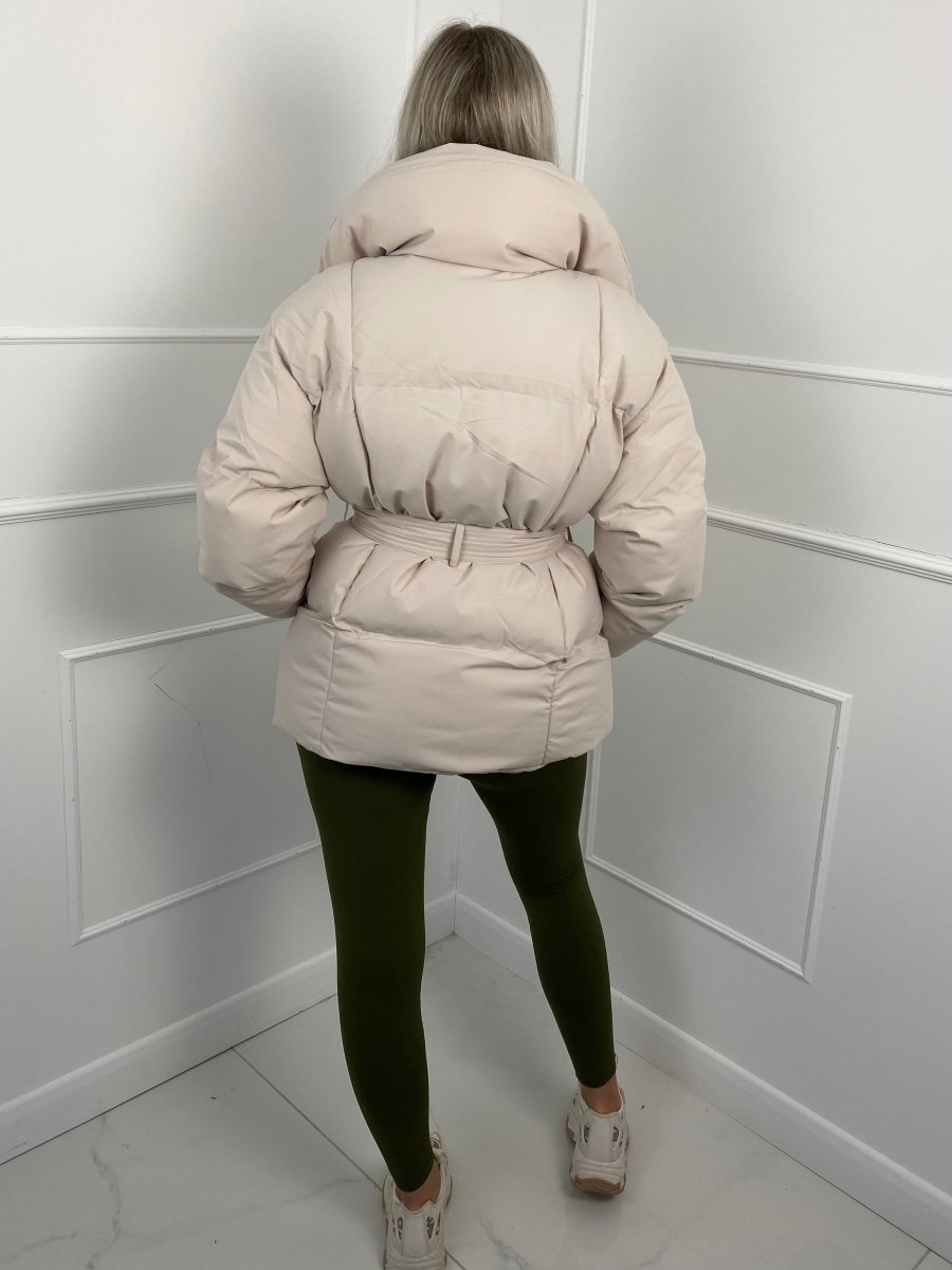 Karly | Stylish Belted Puffer Jacket