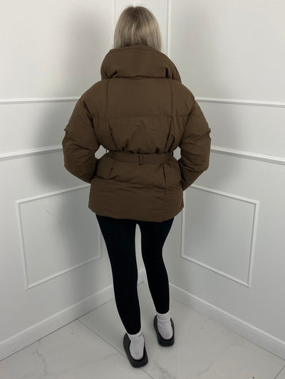 Karly | Stylish Belted Puffer Jacket