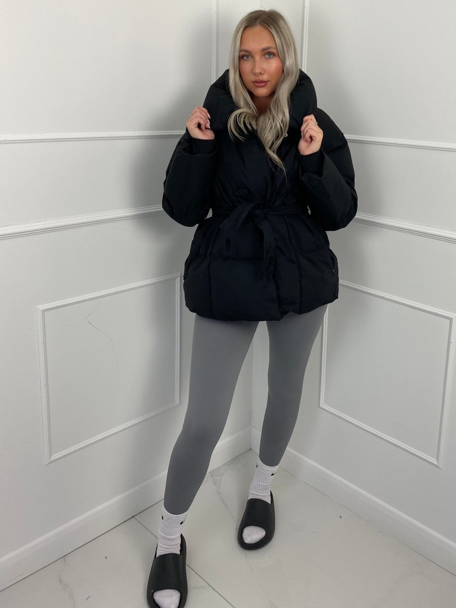 Karly | Stylish Belted Puffer Jacket