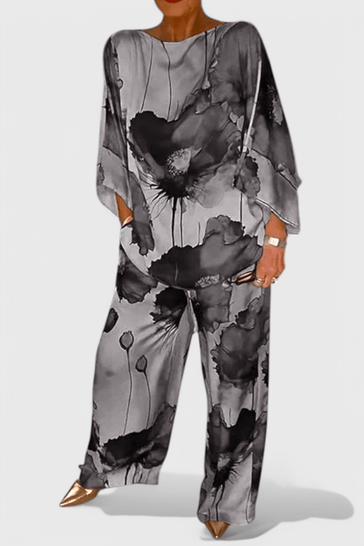 Karoline | Floral Two - Piece Set with Relaxed Fit