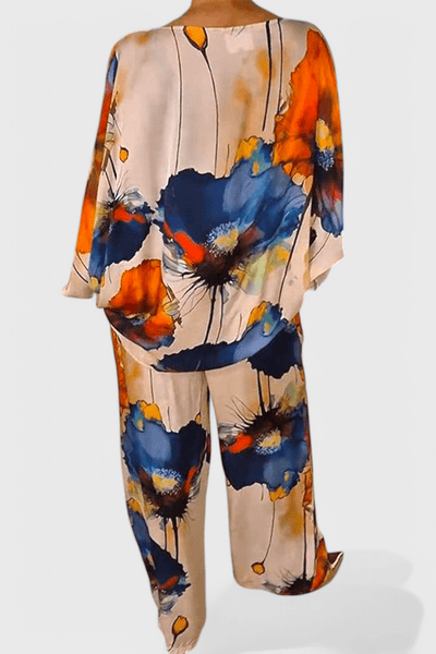 Karoline | Floral Two - Piece Set with Relaxed Fit