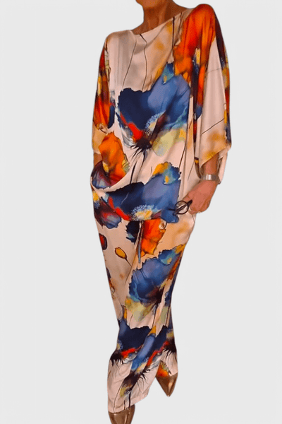 Karoline | Floral Two - Piece Set with Relaxed Fit