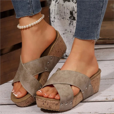 KATY | CASUAL ORTHOPEDIC WEDGE SANDALS