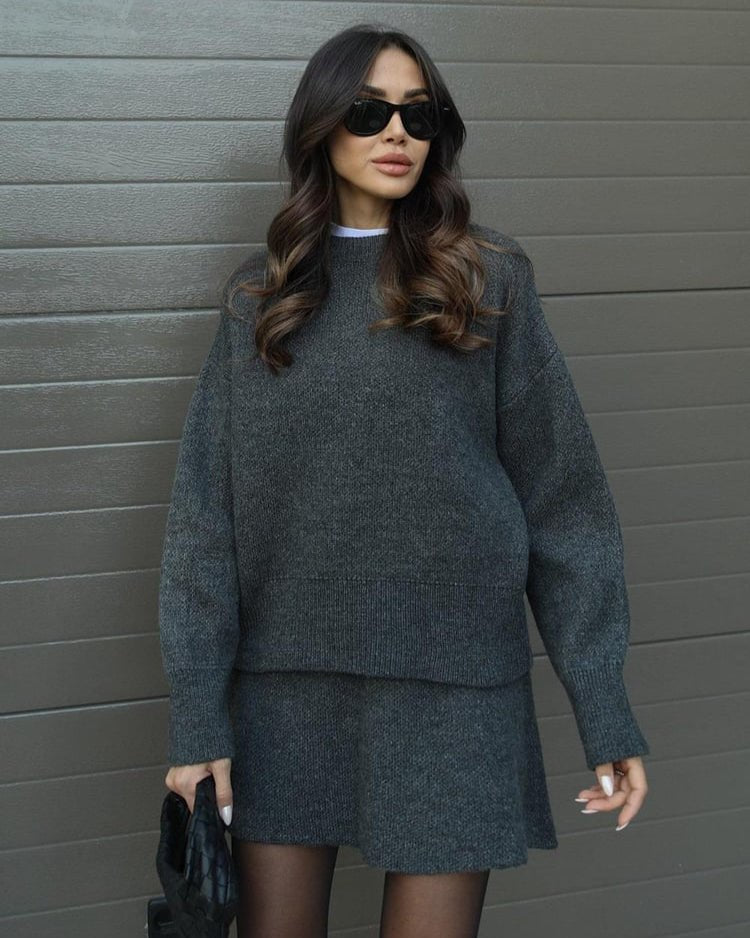 Lara | Chic Knit Sweater Set