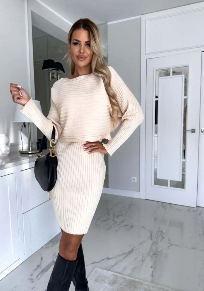 LARISSA™ - Ribbed Knit Two - Piece Set