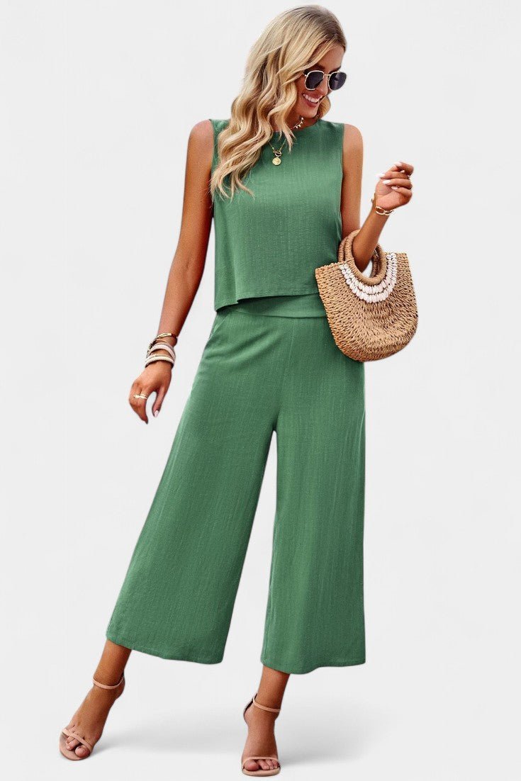 Lavinia | Flowy Boho Top & Shorts Set