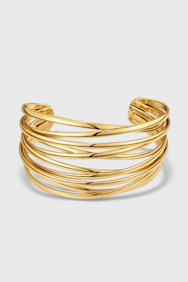 Layered Wire Cuff