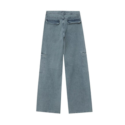 Léo™ | Mid - rise jeans, elegant wide cut