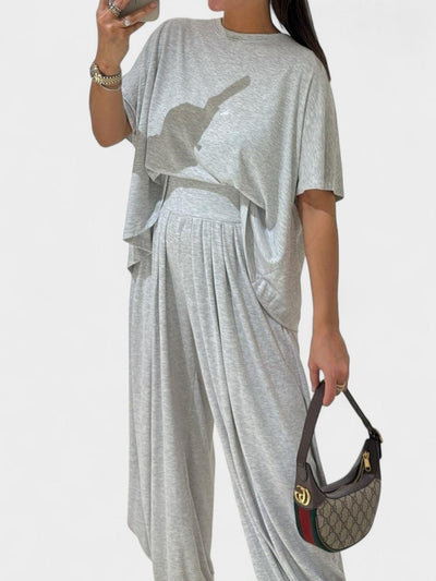 Lila | Casual Cotton Two - Piece Set