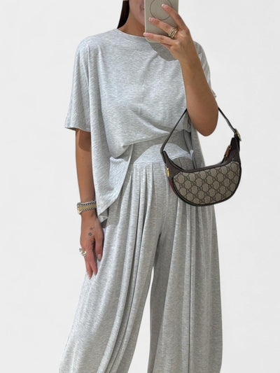 Lila | Casual Cotton Two - Piece Set