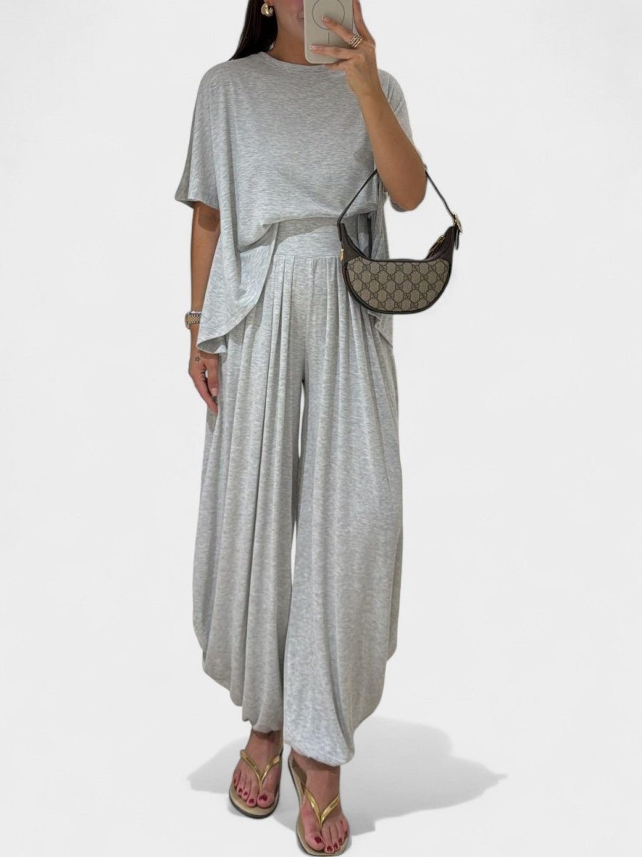 Lila | Casual Cotton Two - Piece Set