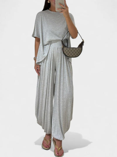 Lila | Casual Cotton Two - Piece Set