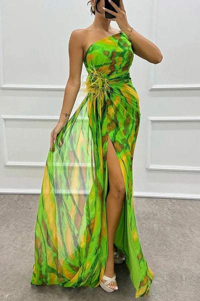 LINA | COLORFUL MAXI DRESS
