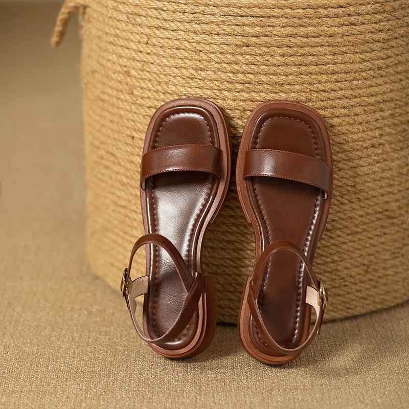 LINDY | ELEGANT LEATHER SANDALS