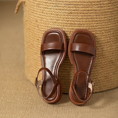 LINDY | ELEGANT LEATHER SANDALS