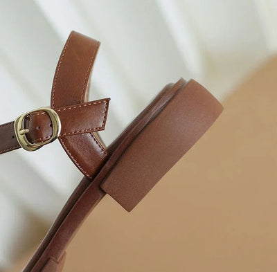 LINDY | ELEGANT LEATHER SANDALS