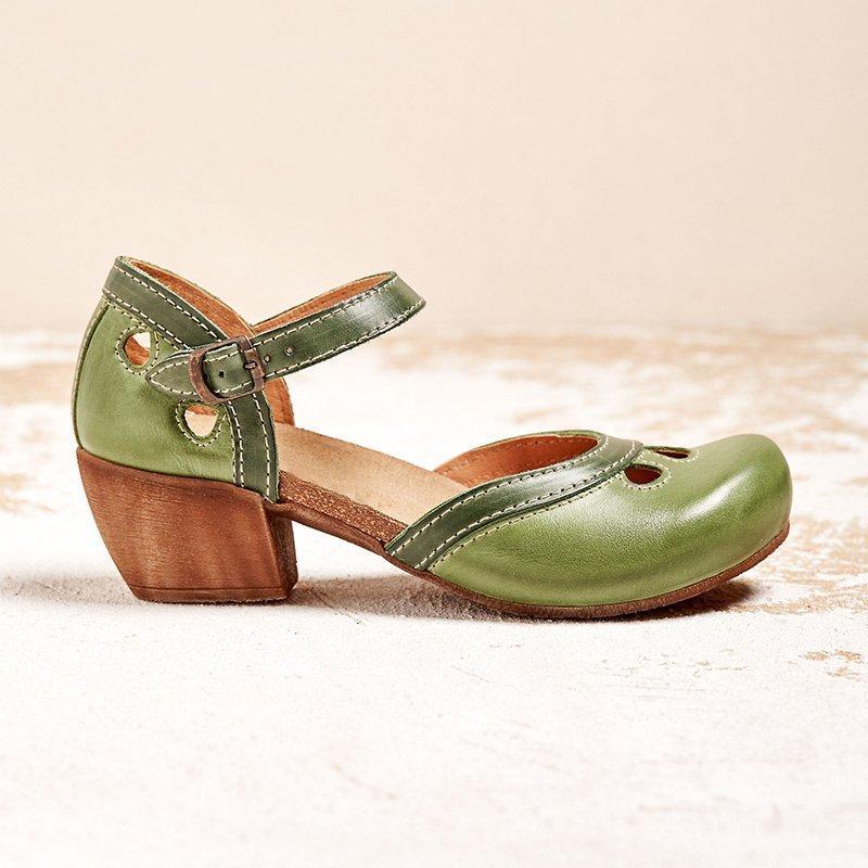Liora | Comfortable Low - Heeled Sandals